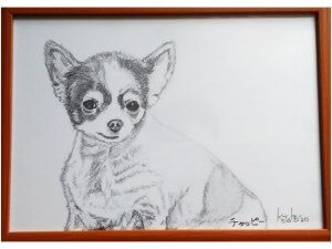 お客様にチャッピー描いてもらいました！