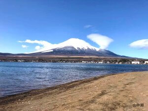山中湖から撮影